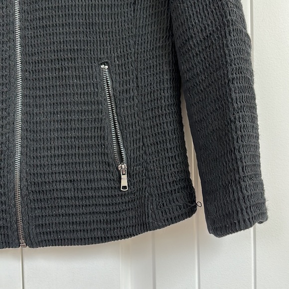 SOLD ⬇️ Joie Black Zip Up Moto Blazer Jacket - Picture 5 of 17
